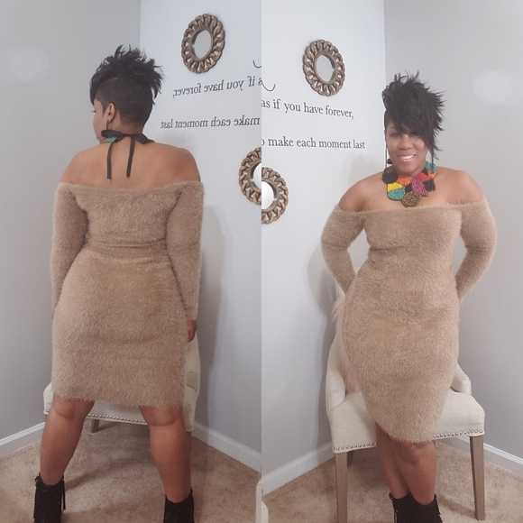 Dresses & Skirts - Fuzzy Two Piece Set
